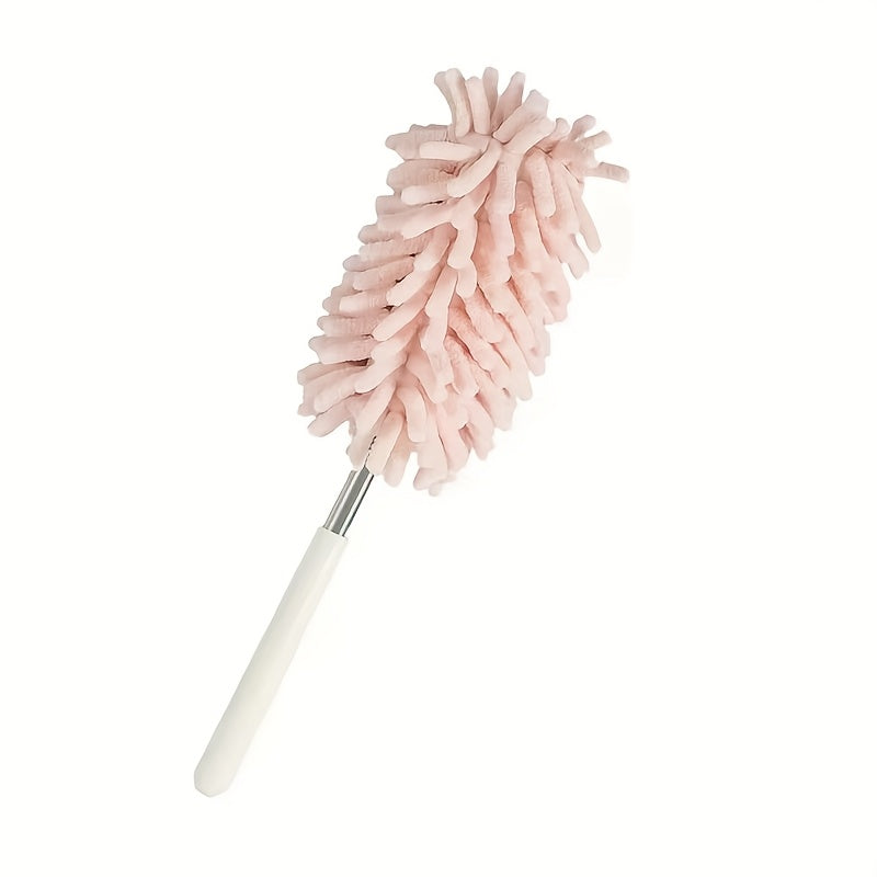 Chenier Retractable Dust Duster, Household Cleaning Brush, Feather Duster, Removable Gap Brush